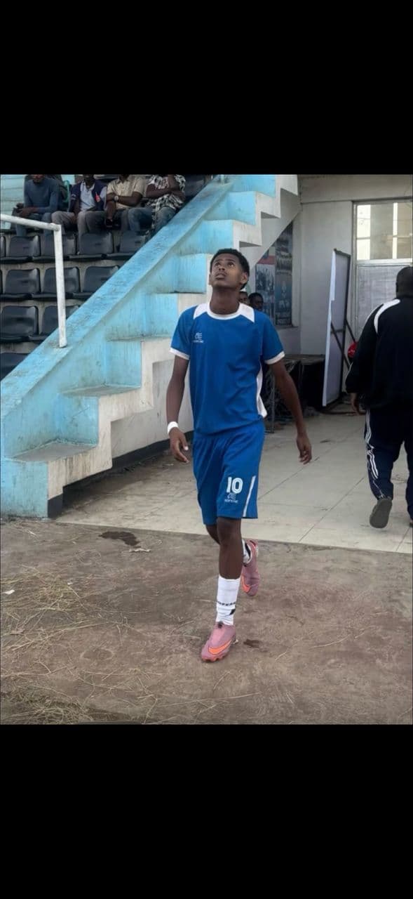 Match and training photograph of Zecheriah